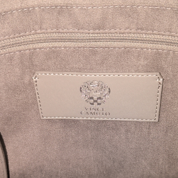 Vince Camuto Convertible Lamb Leather Pleated Tote - Steph bag - Picture 5 of 8